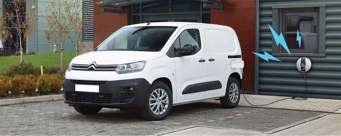 Citroen E-Berlingo on charge