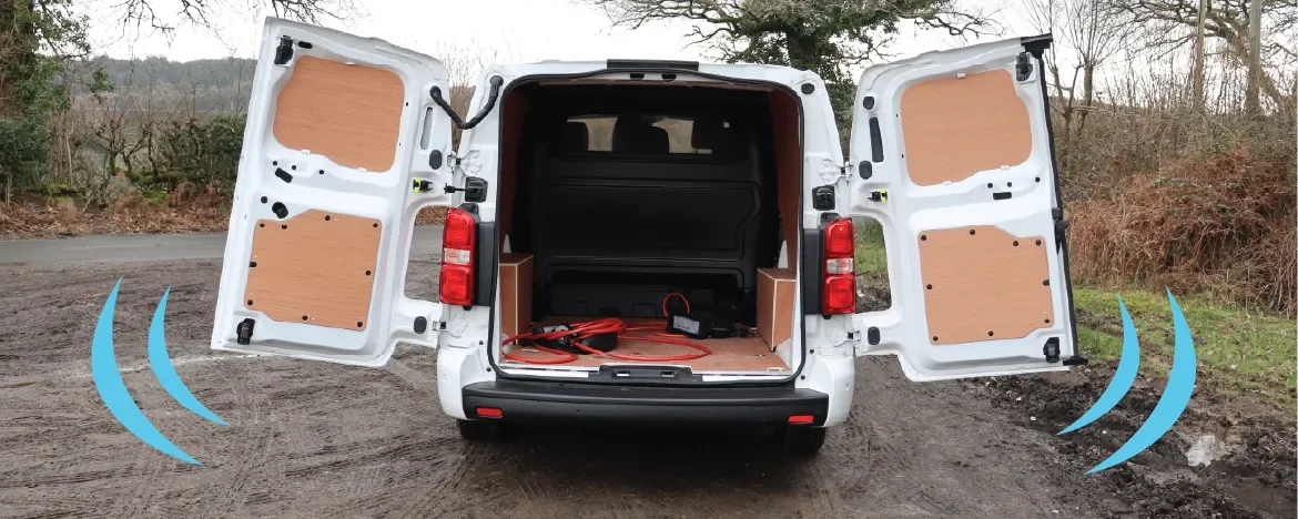the back of a van