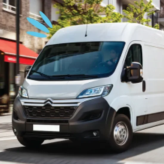 van driving