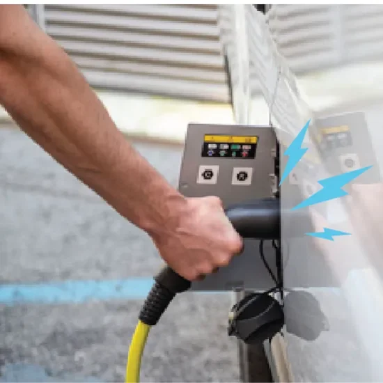 Electric van charging