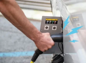 Electric van charging